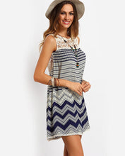 Load image into Gallery viewer, Ocean Breeze Lace Summer Dress