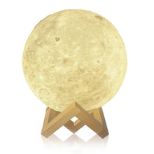 Load image into Gallery viewer, 3D Print Moon Lamp USB LED Night Light Moonlight | 8-20cm