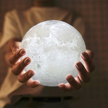 Load image into Gallery viewer, 3D Print Moon Lamp USB LED Night Light Moonlight | 8-20cm