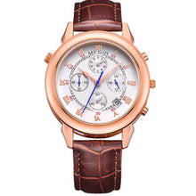 Load image into Gallery viewer, Quartz Wristwatch Clock Genuine Leather Bracelet Roman Dial Classic Watches
