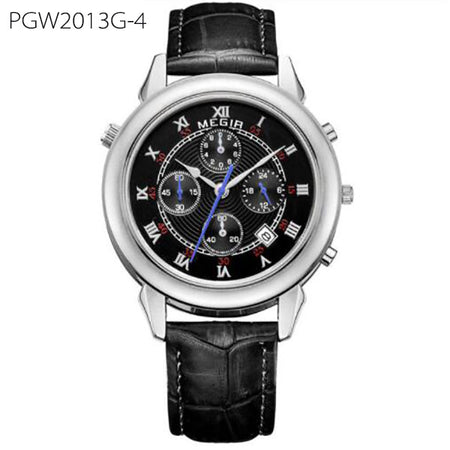 Quartz Wristwatch Clock Genuine Leather Bracelet Roman Dial Classic Watches