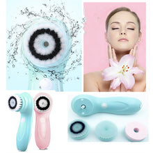 Load image into Gallery viewer, Facial Cleansing Brush Waterproof Electric Face Cleaning Brush Tool USB Rechargeable
